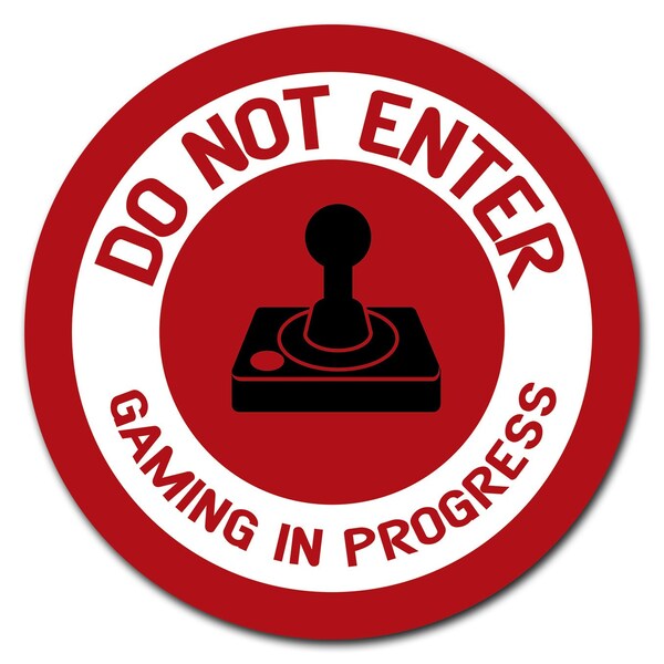 Signmission 12 in Height, Corrugated Plastic, C-12-CIR-Do Not Enter Joystick, C-12-CIR-Do Not Enter Joystick C-12-CIR-Do Not Enter Joystick - main